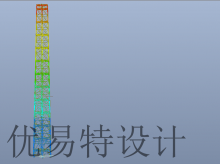 陕西120米烟囱塔架设计