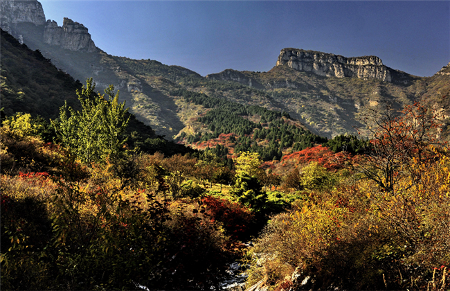 坡峰岭红叶风景区2