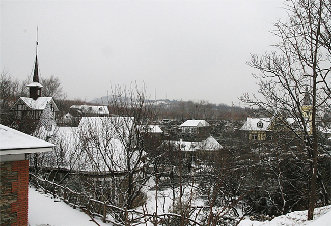 天毓山庄-柏林郡雪景